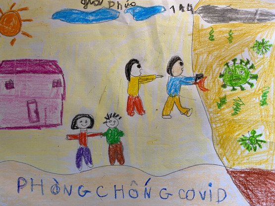 THI VẼ TRANH PHÒNG CHỐNG DỊCH COVID-19