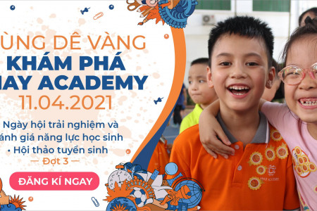 Chương trình trải nghiệm "Cùng Dê vàng khám phá May Academy" lần 3