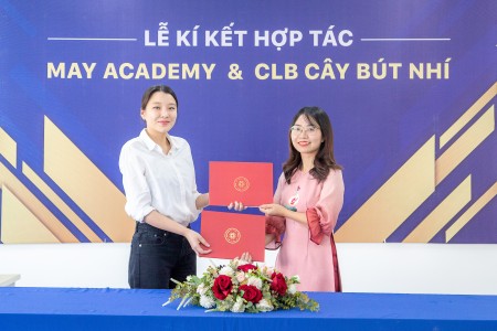MAY ACADEMY KÝ KẾT HỢP TÁC CÙNG CLB CÂY BÚT NHÍ – CƠ HỘI PHÁT TRIỂN NĂNG LỰC NGÔN NGỮ VÀ VĂN HỌC DÀNH CHO MAYERS