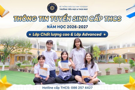 THÔNG BÁO TUYỂN SINH CẤP THCS NĂM HỌC 2026 - 2027